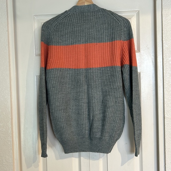 VTG 90s Striped Cartigan - Picture 4 of 4